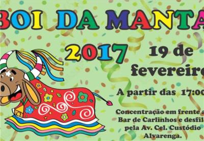 Boi da manta aquece pré-carnaval neste domingo