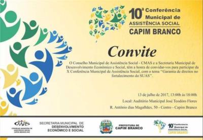 Conferência Municipal de Assistência Social