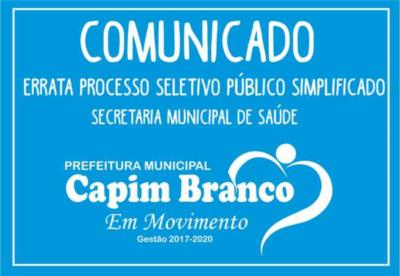 Errata Processo Seletivo 001/2018