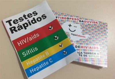 Secretaria de Saúde irá iniciar testes  de HIV, Sífilis e Hepatite