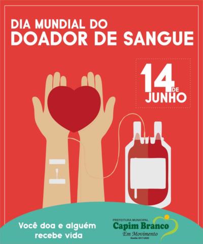 14 de junho: Dia Mundial do Doador de Sangue