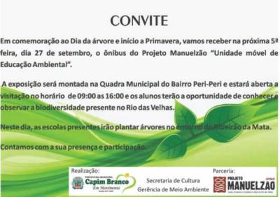 Convite - Secretaria Municipal de Cultura