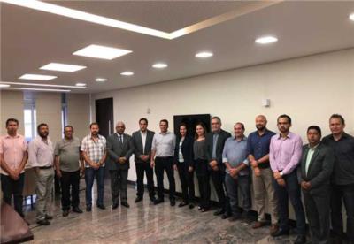 Reunião com Presidente da AMM e Prefeitos