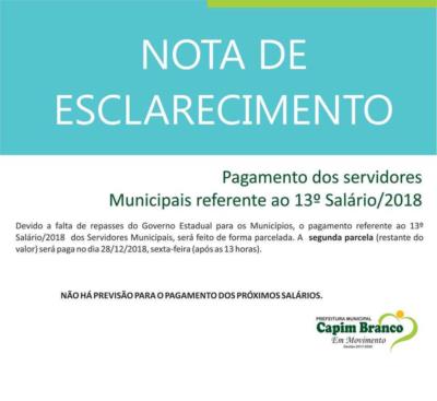Nota de Esclarecimento