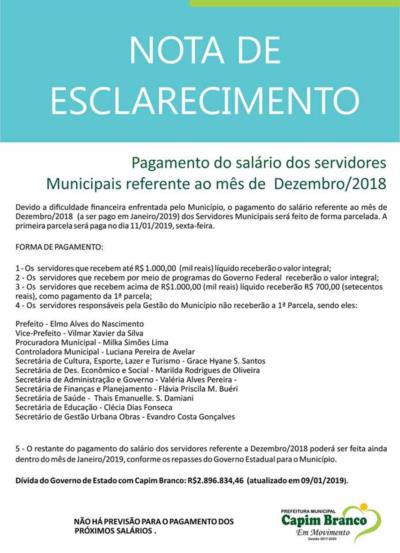 Nota de Esclarecimento