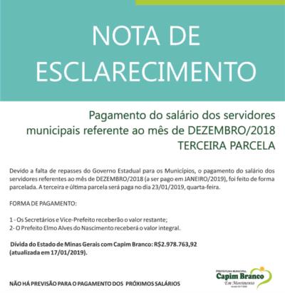 Nota de Esclarecimento