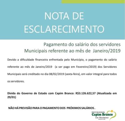 Nota de Esclarecimento