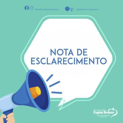 Nota de Esclarecimento