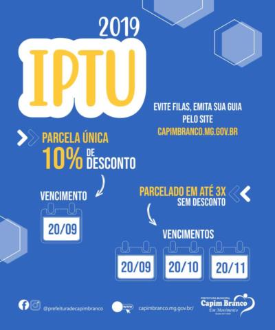 Contribuintes agora podem retirar suas guias de IPTU pela internet