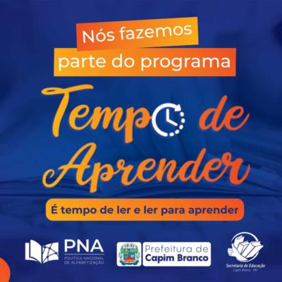 EDITAL TEMPO DE APRENDER