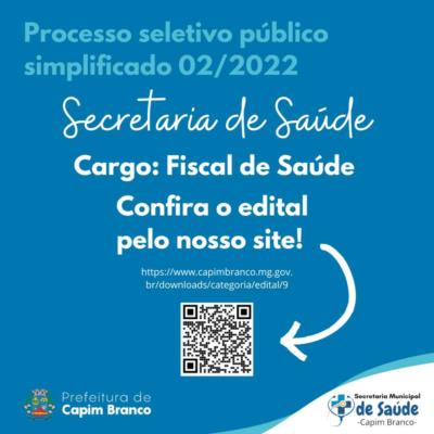 Acesse o edital do novo processo seletivo da Saúde