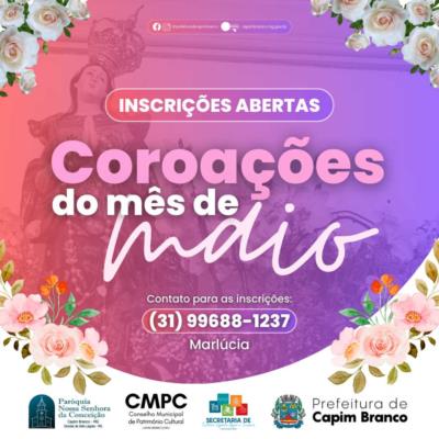 COROAÇÕES DO MÊS DE MAIO