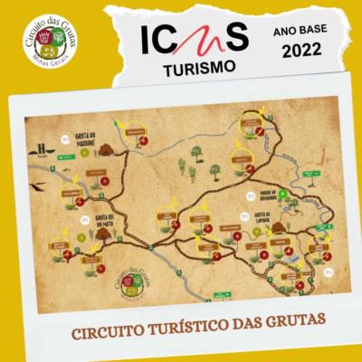 CIRCUITO DAS GRUTAS TEM 100% DE HABILITAÇÃO PARA O ICMS TURISMO (ANO-REFERÊNCIA 2022)