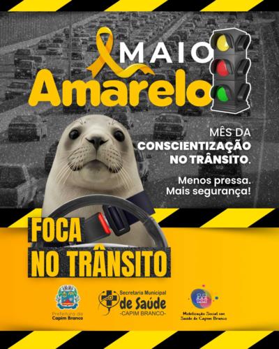 MAIO AMARELO: ATENÇÃO PELA VIDA!